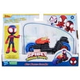 thumbnail image 5 of Hasbro Marvel Spidey and His Amazing Friends, Miles Morales: Spider-Man Action Figure and Vehicle, 5 of 5