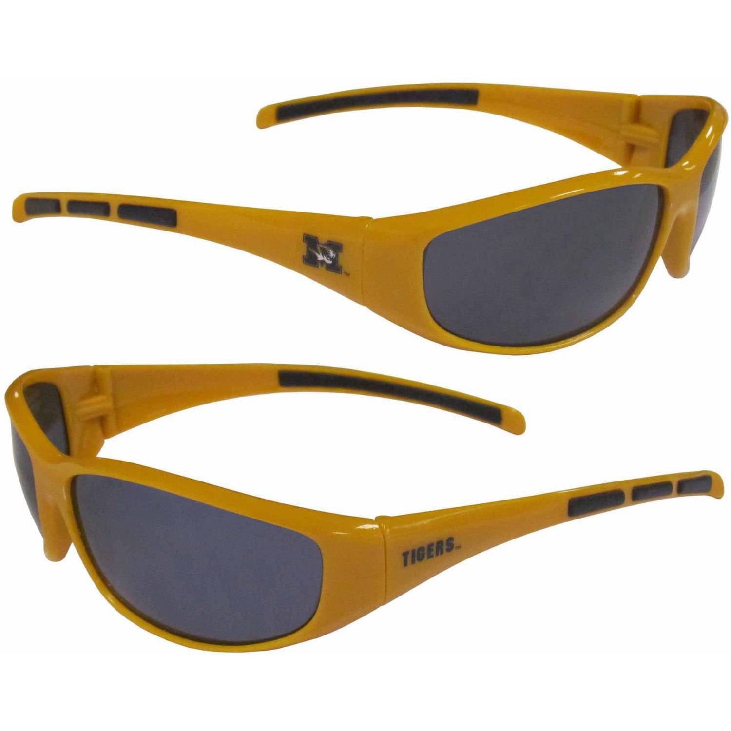 Black Siskiyou NCAA Iowa Hawkeyes Wrap Sunglasses /& Zippered Case