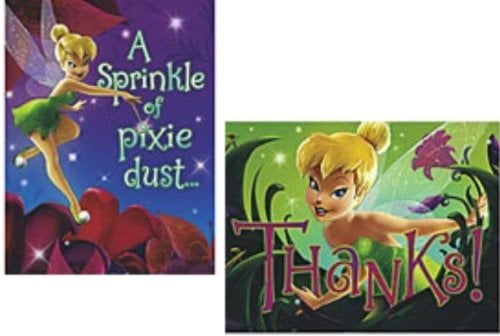 Tinker Bell Birthday Party Invitations (8 Count)
