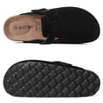 thumbnail image 6 of Comwarm Suede Clogs for Women Footbed Sandals Potato Shoes with Arch Support, 6 of 6