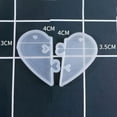 thumbnail image 2 of Love Heart Charms Pendant Silicon Mold DIY Making Jewelry Resin Mould Craft, 2 of 5