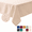 Beige, variant on Sm:)e White Farmhouse Style Waterproof Tablecloth 52x70 Inch, Yarn-Dyed Woven Table Cover for Dining Decor, Rectangle