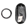 thumbnail image 2 of Smart Smart Ring with Inlaid Rhinestone IP68 Water Proof Fitness Tracker  Photo Taking Multiple Sports Modes Silver, 2 of 7