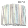 thumbnail image 1 of 900pcs Plastic Disposable Straws For Parties/bar/beverage Shops/home Straws, 1 of 1