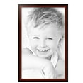thumbnail image 2 of ArtToFrames 22" x 36" Matte mahogany Diploma Picture Frame, 22x36 inch Brown Wood Poster Frame (WOM-5108), 2 of 7