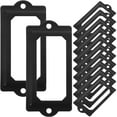thumbnail image 1 of Miangastore 1 Set of Label Frame Card Holder Drawer Retro Cupboard File Name Card Holder, 1 of 8