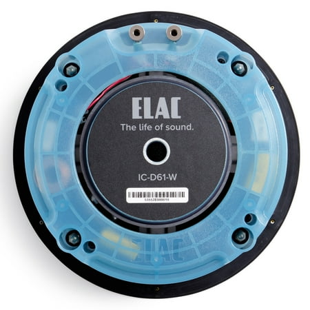 ELAC - Debut 6-1/2" 120-Watt Passive 2-Way In-Ceiling Speaker (Each) - White