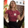 thumbnail image 2 of Always Keep Positive Attitude T-Shirt Women -Image by Shutterstock, Female 5X-Large, 2 of 4