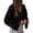 Black, variant on Women's Lace Button Up Shirt Peasant Boho Embroidered Tops Long Sleeve Floral Sheer Blouses Light Blue S
