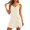 WH1, variant on Rove Studio Women’s Solid V Neck Spaghetti Strap Slip Mini Dress, Lightweight Tiered Ruffle Hem Sundress, Breathable Casual Travel Summer Dress for Beach Daily Semi-Formal Occasions Green M