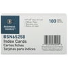 Business Source, BSN65258, Plain Index Cards, 100 per Pack