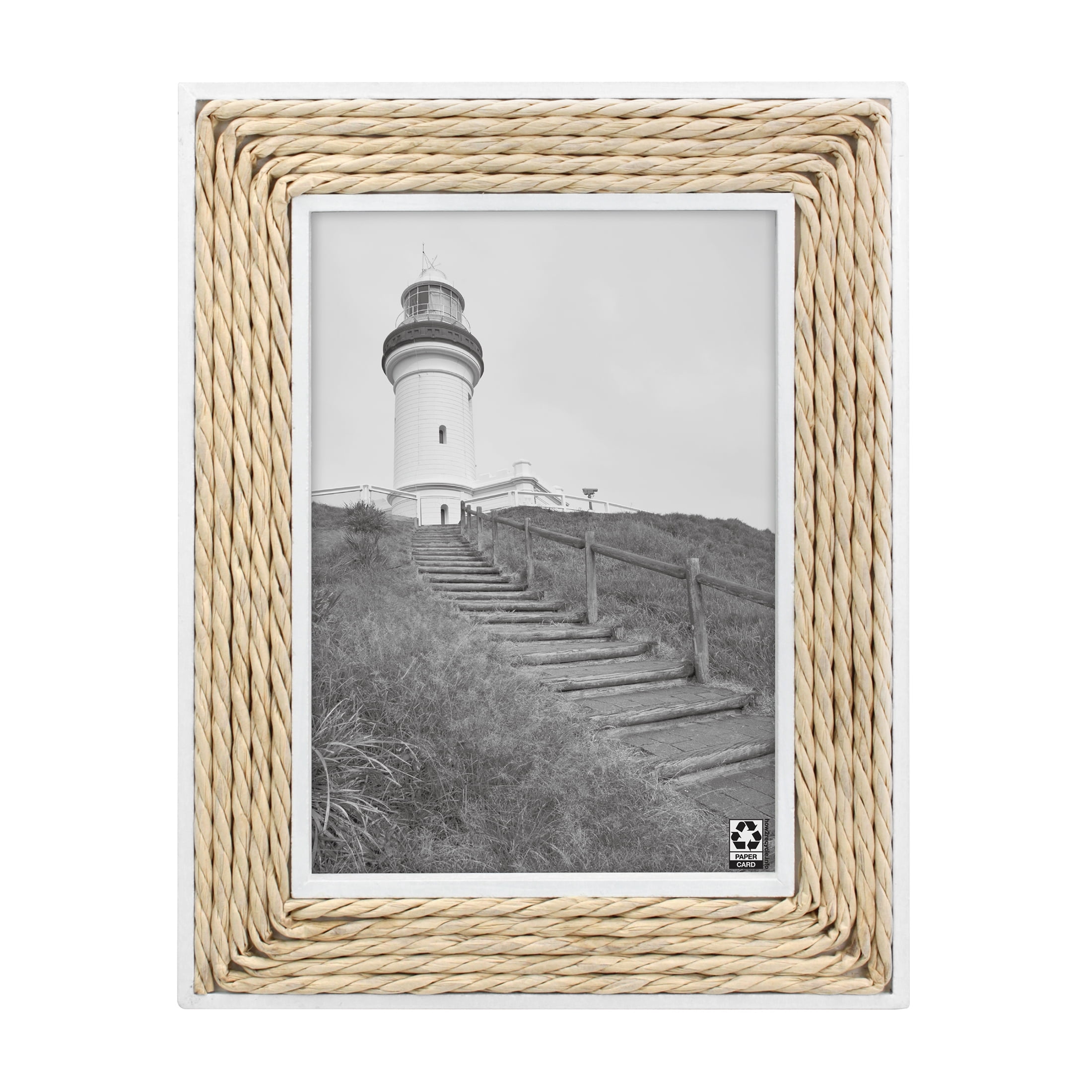 Better Homes & Gardens 5x7 Rope Wood Tabletop Picture Frame