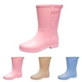 thumbnail image 4 of AUDeals Women's Mid Tube Rain Boots Waterproof Non Slip Lightweight Outdoor Work Gardening Shoes, 4 of 7