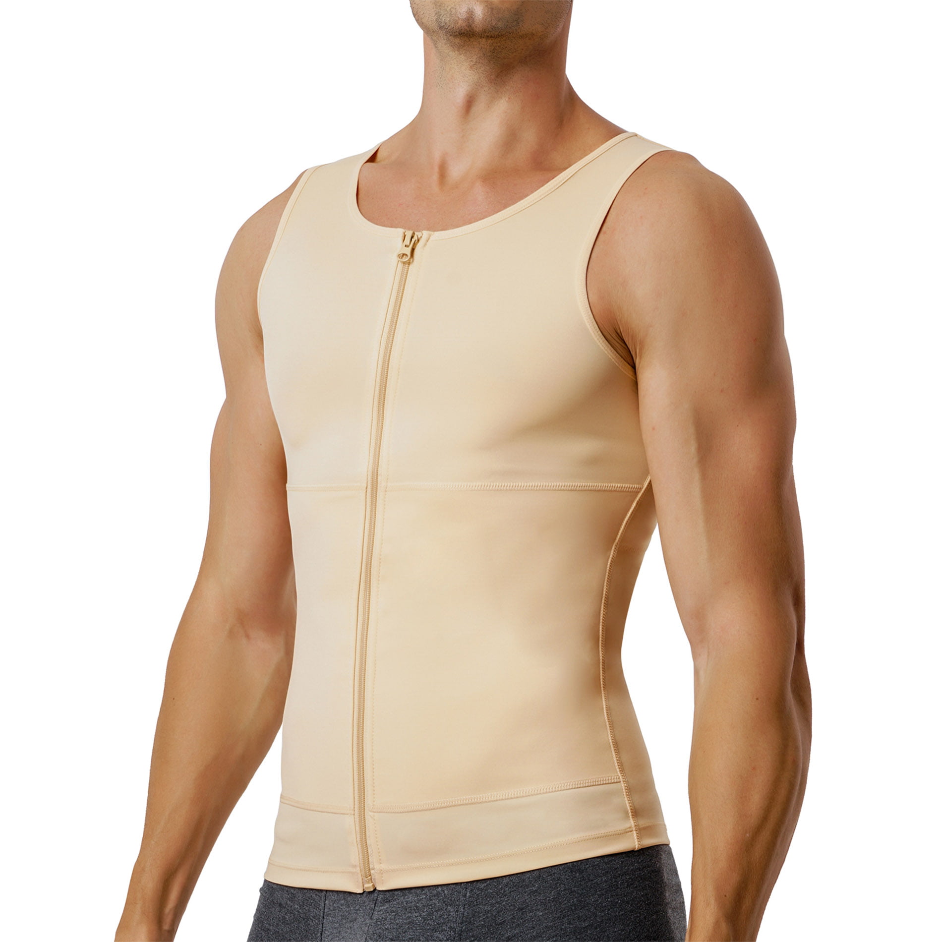 Details about   Men Slim Body Shaper Vest Chest Compression Shirt to Hide Gynecomastia Moobs Top 