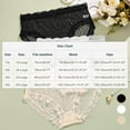 thumbnail image 2 of Jamicy Womens Seamless Underwear Valentine's Day Gift for Women Thin Thong Lace Breathable Seamless Underwear, 2 of 3