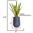thumbnail image 5 of Vintage Home Artificial Faux Real Touch 47'' Tall Snake Plant (Sansevieria), 5 of 5