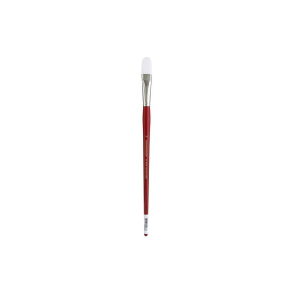 Connoisseur White Taklon Brush All Media LH Filb10