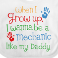 thumbnail image 4 of Inktastic Mechanic Like Daddy Boys or Girls Baby Bib, 4 of 4