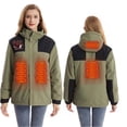 thumbnail image 4 of Chaquetas y abrigos de piel sintética con capucha y manga larga, con calefacción inteligente por USB, temperatura constante, resistente al viento, talla grande, para hombre y mujer, invierno, 4 unidad, 4 of 4