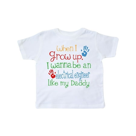 

Inktastic Electrical Engineer like Daddy Gift Toddler Boy or Toddler Girl T-Shirt