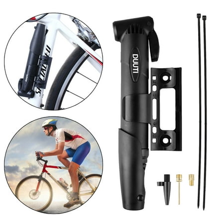 Mini Portable Bike Tool Bike Pump,  Mini Bicycle Tire Pump for Road, Mountain and BMX Bikes,  Lightweight & Protable Unfolded Size:40.5cm/16in; Folded Size:
