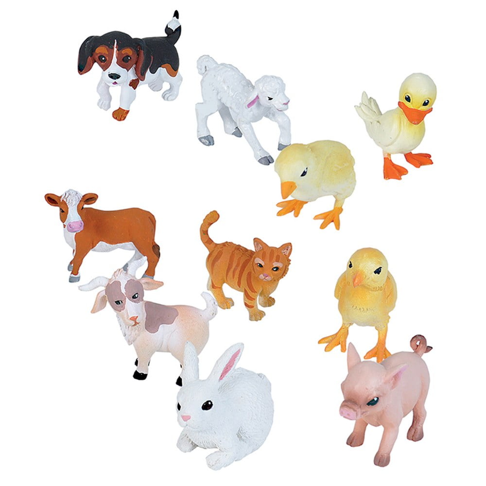 Nature Tube Farm Babies Animal Figures
