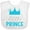 AA-White, variant on Inktastic Prince, Little Prince, King, Crown, Baby Boy Boys Baby Bib