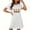 White, variant on Sakmal Christmas Moomoo Dresses for Women Oversized Black Ultra-Soft Cozy Loungewear Crew Neck Santa Claus Print Short Short Sleeve Nightgowns S-2XL