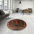 thumbnail image 4 of Ahgly Company Machine Washable Indoor Rectangle Traditional Sienna Brown Area Rugs, 8' x 10', 4 of 7