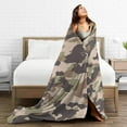 thumbnail image 5 of Yibo Modern Leaves Blanket Flannel Soft and Comfortable Anti-static Bed Sofa Blanket, 5 of 5
