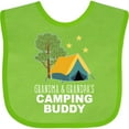 thumbnail image 3 of Inktastic Grandma and Grandpa Camping Buddy Boys or Girls Baby Bib, 3 of 4