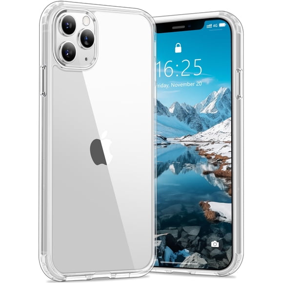 Funda Vakoo para iPhone 11 Pro Transparente Anti-Amarillento Militar Resistente a Caídas