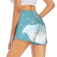 thumbnail image 3 of Disketp Bathtub with Soap Bubbles Print Women's Shorts Workout Shorts for Athletic Gym Running Shorts with Phone Pockets Small, 3 of 8