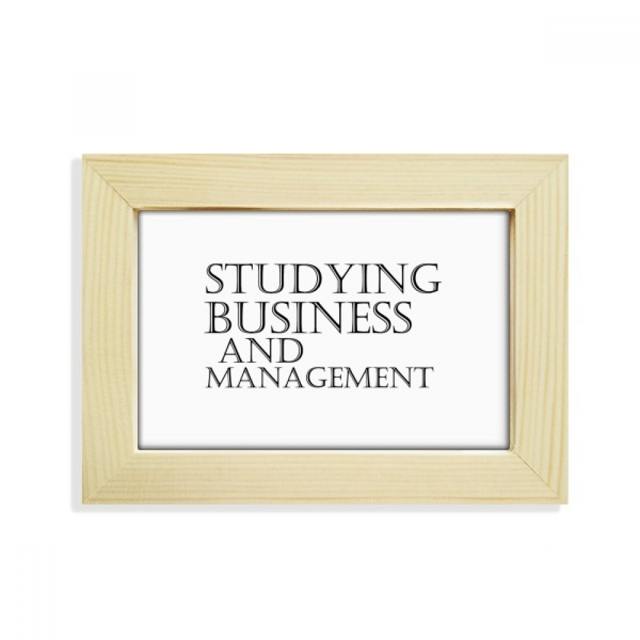 Studying Business and Management Desktop Decorate Photo Frame Picture Art Painting 5x7 inch