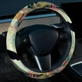 thumbnail image 2 of Whale 14.5 Inch Printing PVC Leather Car Wheel Cover Steering Wheel Cover Auto Accessories, 2 of 6