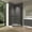 Matte Black-neo angle, variant on Double Sliding Corner Shower Door, 36 in.D x 36 in. W x 72 in. H Corner Shower Enclosure with 1/4 in. Tempered Glass, Sliding Shower Enclosure,Matte Black(base not included)