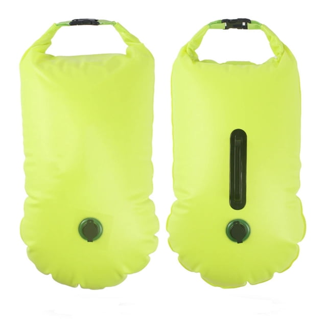 Storage Type Double Air Bag Back Float Boat Throwable Flotation Device High Buoyancy Boat Throw With Strap Water Proof Throwable Flotation Device For Boating Swimming Boat Glitter Tube Float Dinosaur