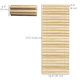 thumbnail image 3 of Outsunny Sentier de Jardin en Bois de 47 Pouces, Allée Extérieure, Fini Bois Naturel, 3 of 10