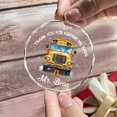 thumbnail image 6 of Personalized School Bus Driver Ornament - for Men Women - for Retirement - Driver Appreciation - Farm Decoration - Custom Name Crystal Glass Ornament Decor, 6 of 6