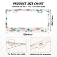 thumbnail image 2 of Aluminum License Plate Frame 2 Pack Car Exterior Accessory Car Tag Holder for Front Rear Plates Cars Decor Peach Holly Leaves and Berries, 2 of 7