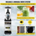 thumbnail image 5 of VEVOR Máquina de granizados comercial, máquina de margarita comercial de tanque 15Lx1, máquina de granizados de acero inoxidable de 500 W, máquina de granizados para supermercados, cafeterías, restaur, 5 of 5