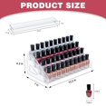 thumbnail image 2 of Esmalte de uñas acrílico transparente Organizer DTXIAQIAO de 4 niveles, 64 botellas, 2 of 6