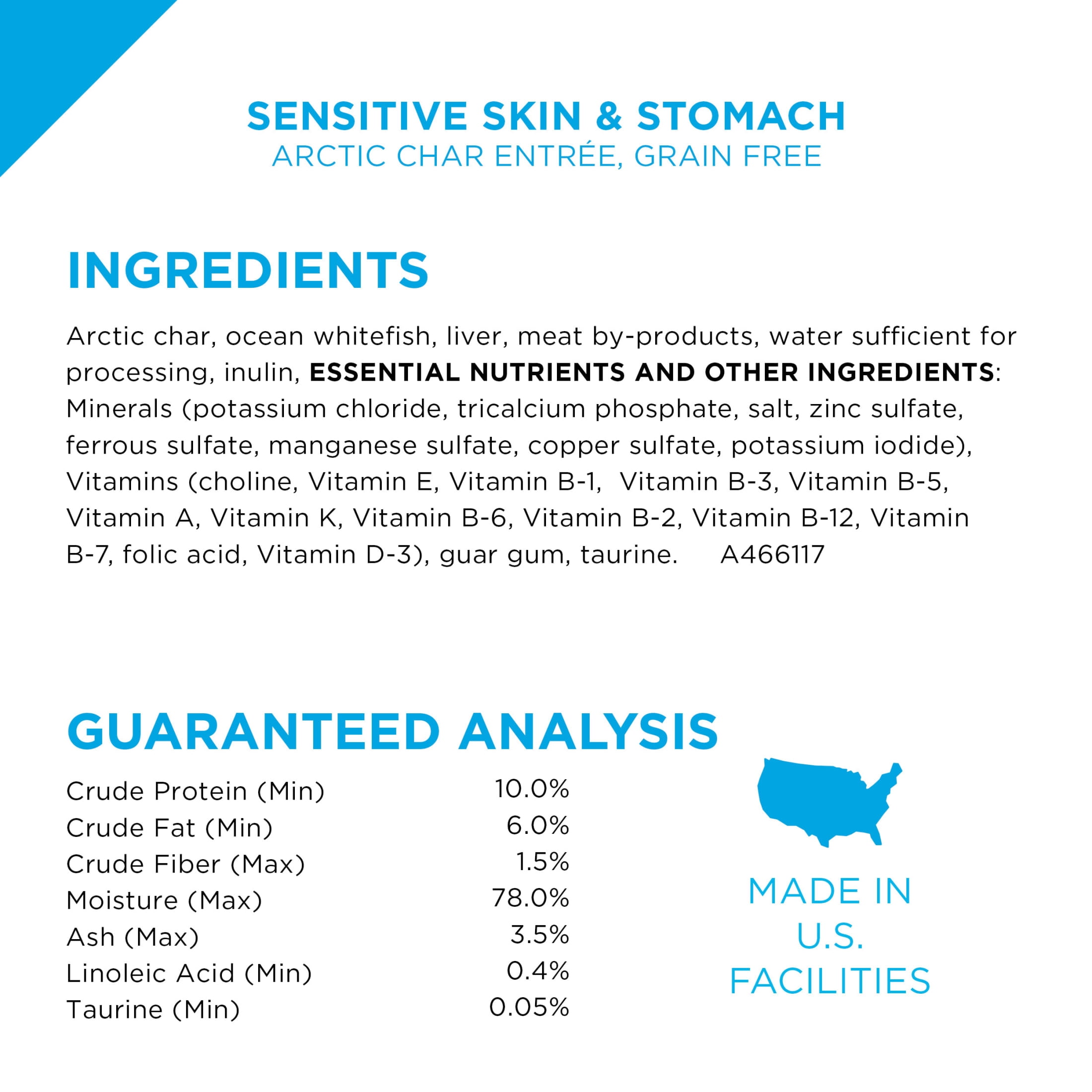 (24 Pack) Purina Pro Plan Sensitive Skin and Stomach Wet Cat Food Variety Pack, Sensitive Skin and Stomach Entrees, 3 oz. Cans