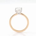 thumbnail image 4 of solitaire jewels 2.5CT Oval Moissanite Solitaire Engagement Ring For Women, 18K Yellow Gold, 4 of 7