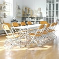 thumbnail image 2 of Kids Yellow Plastic Folding Chair, 2 of 9