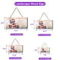 thumbnail image 5 of Vintage Patriotic Persian 4th of July Independence Memorial Day Landscape Wood Sign Cat Lover Kitten Owner Gifts Hanging Wall Home Decor - 01006, 5 of 5