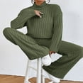thumbnail image 4 of Pantalon en Tricot Élégant et Pull à Col Roulé à Manches Longues pour Femme, 4 of 5