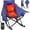 Blue, variant on DKMOCO XL Oversized Heated Rocking Camping Chair for Adults,3 Heat Levels,Cup Holder,600D Oxford,Heavy Duty 330 lbs Rocker,Folding Chair with Back Support,Black Gray,20000mAh Power Bank
