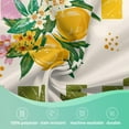 thumbnail image 3 of Summer Fruit 60 Inch Round Tablecloth,Lemon Oranges Flower Table Cloth Waterproof Stain and Wrinkle Resistant Circle Table Cover for Kitchen Dining Picnic Camping Indoor Outdoor Decor, 3 of 5