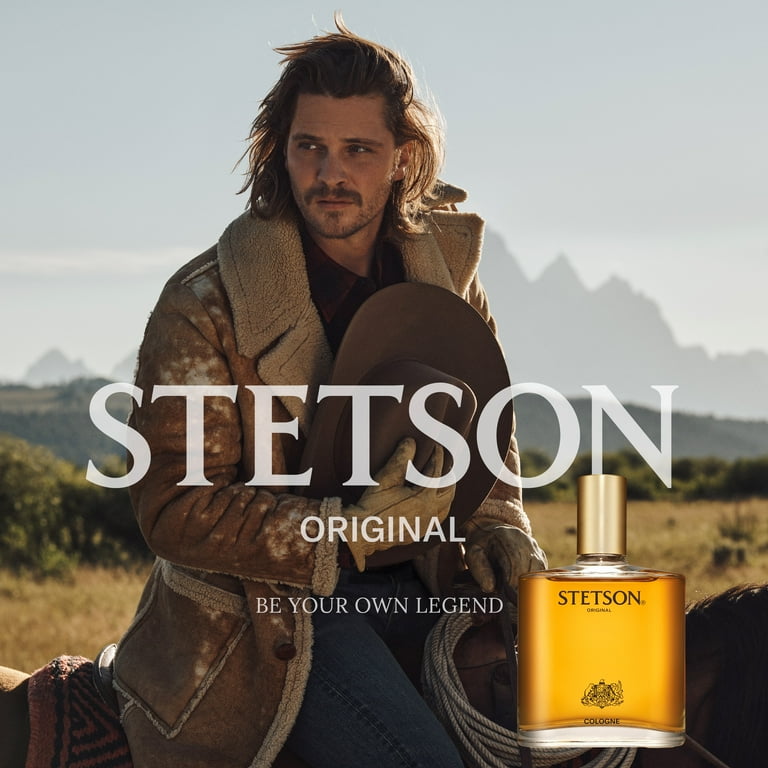 Stetson Original Eau de Cologne, Splash Cologne for Men, fl oz